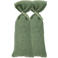 Meyco basic badstof kruikenzak - forest green (set van 2)
