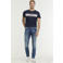 JACK & JONES JEANS INTELLIGENCE slim fit jeans JJIGLENN JJORIGINAL blue denim