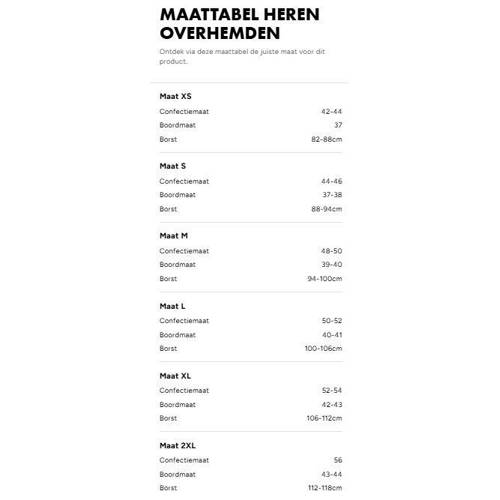 WE Fashion slim fit overhemd met stretch wit afbeelding