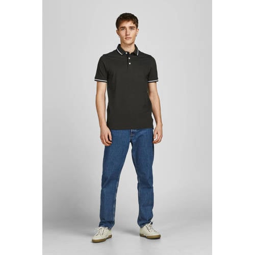 JACK & JONES ESSENTIALS regular polo donkerblauw / donkergroen - (set van 2) afbeelding