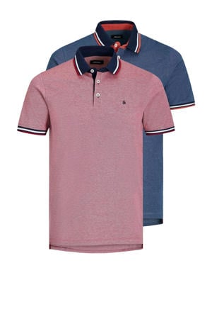 regular polo rood / blauw - (set van 2)