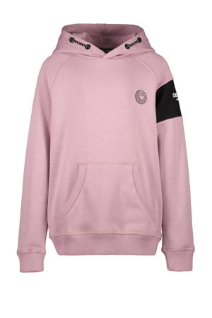 hoodie Freefall met printopdruk roze