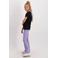 Cars high waist flared broek Zuma lila