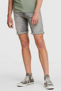 Purewhite regular fit jeans short The Steve W0884 denim mid grey