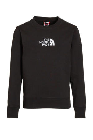 sweater Drew Peak Light Crew met logo zwart