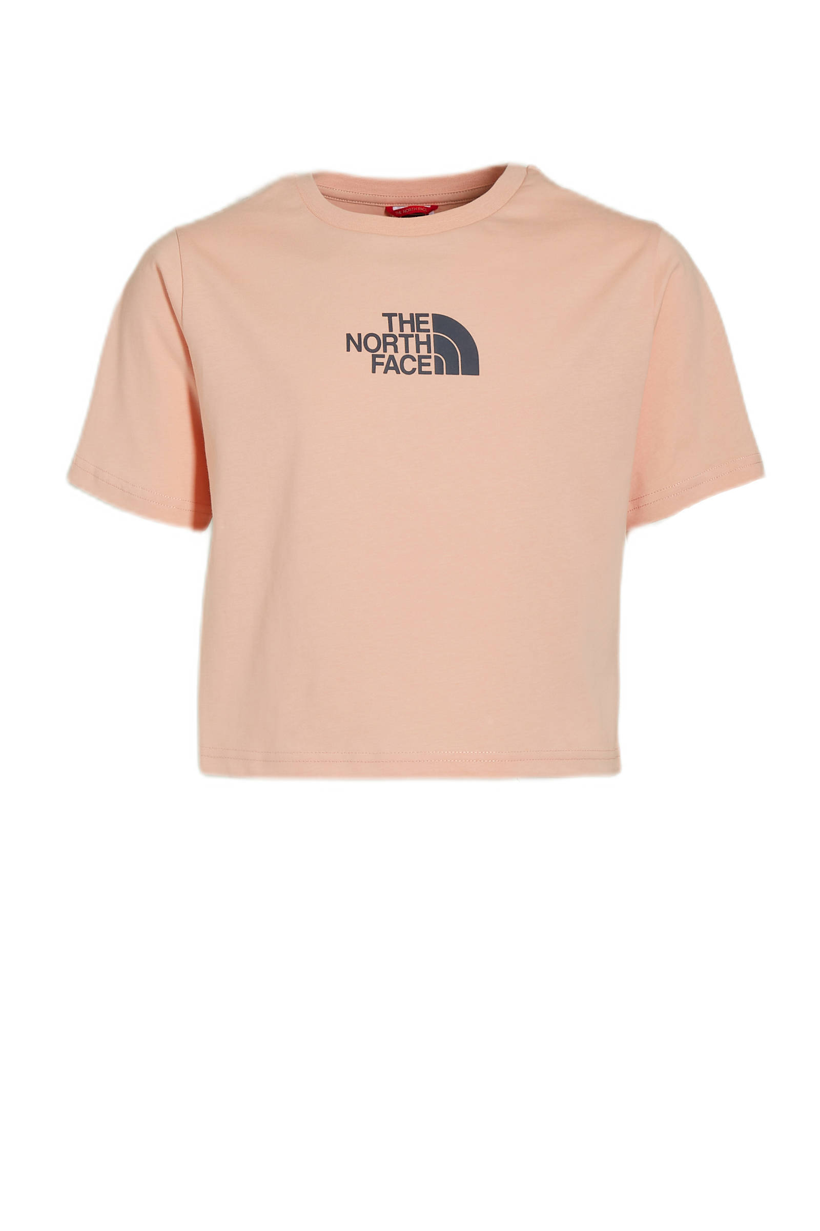 The North Face T-shirt met logo roze | wehkamp