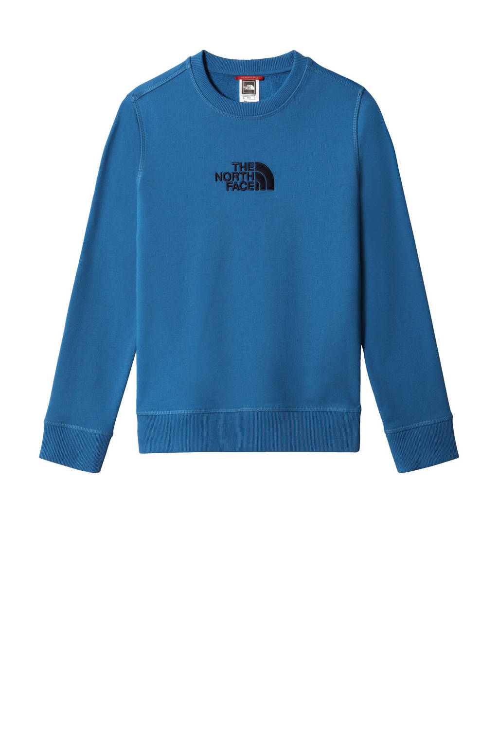 The North Face sweater Drew Peak Light Crew met logo blauw