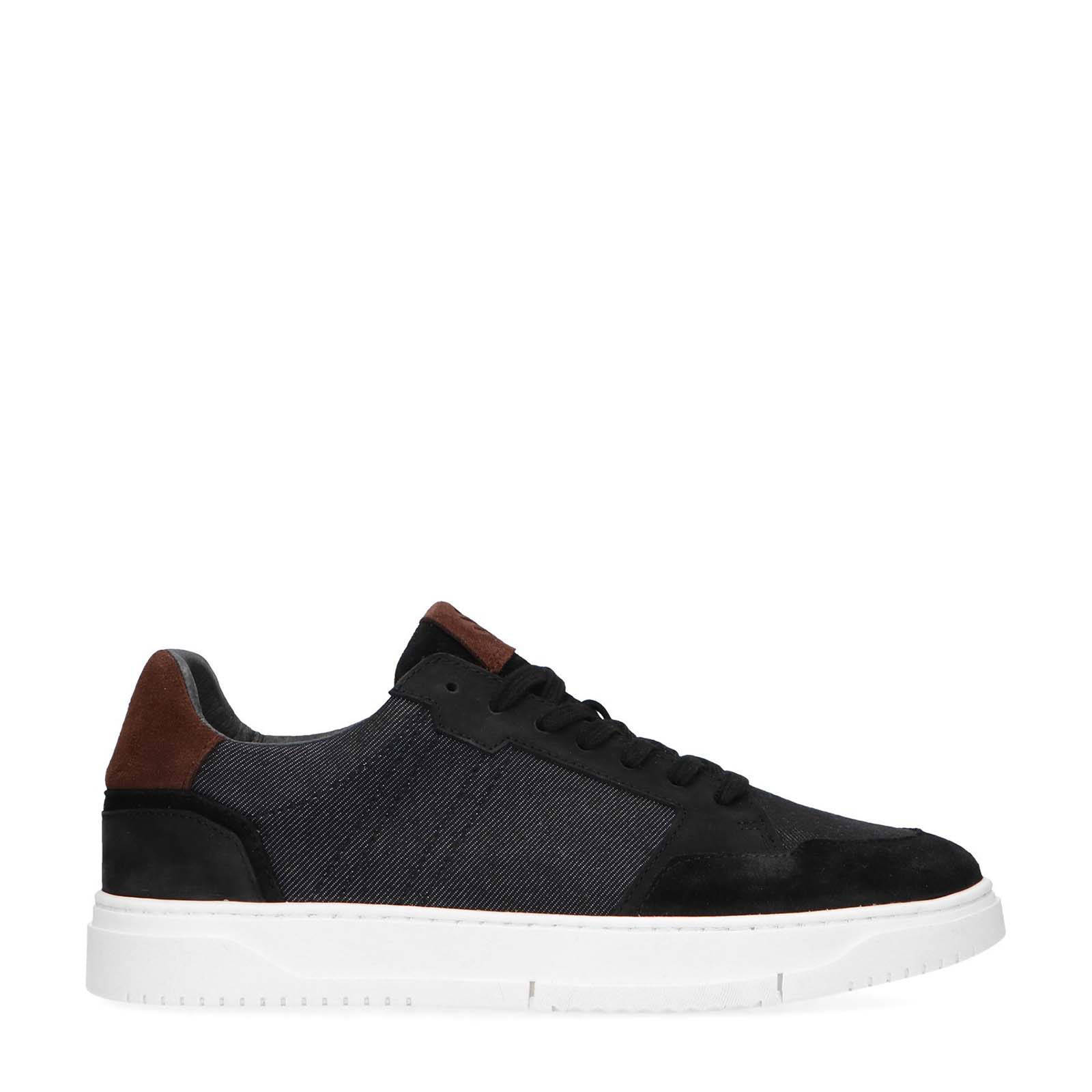 Sacha nubuck sneakers zwart | wehkamp