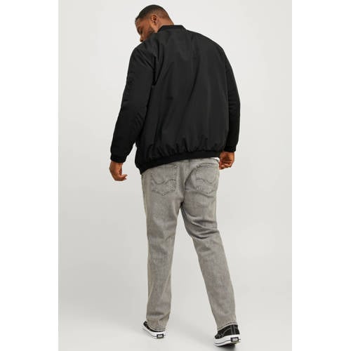 JACK & JONES PLUS SIZE bomberjack JJERUSH Plus Size black afbeelding