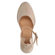 thumbnail: Manfield suède espadrilles beige