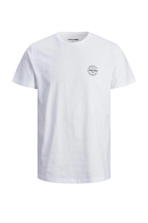 T-shirt JJESHARK Plus Size white