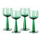 HKLIVING wijnglas the emeralds (set van 4)
