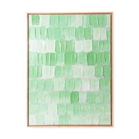 HKliving schilderij Abstract  (100x75 cm), Groen