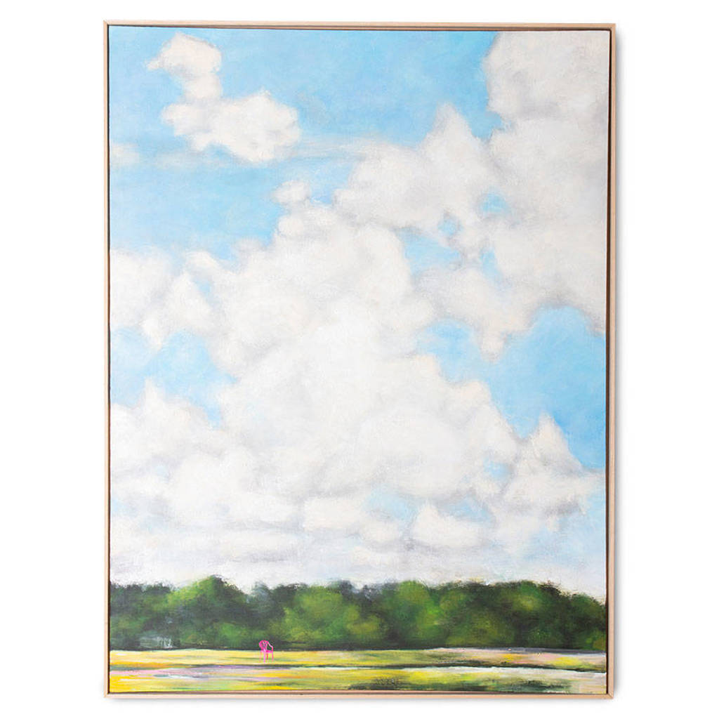 HKliving schilderij Dutch sky  (160x120 cm), Blauw