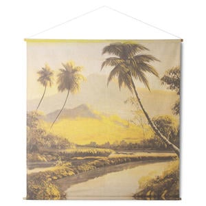 wandkleed Jungle landscape  (154x154 cm)
