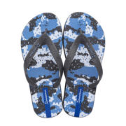 thumbnail: Antraciet en blauwe jongens Ipanema Temas teenslippers van duurzaam gerecycled materiaal 