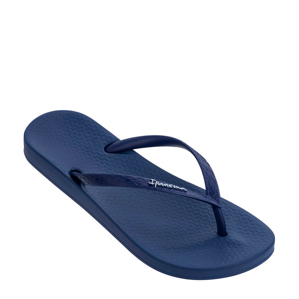 Donkerblauwe dames Ipanema Anatomic Tan teenslippers