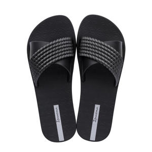 Street slippers zwart