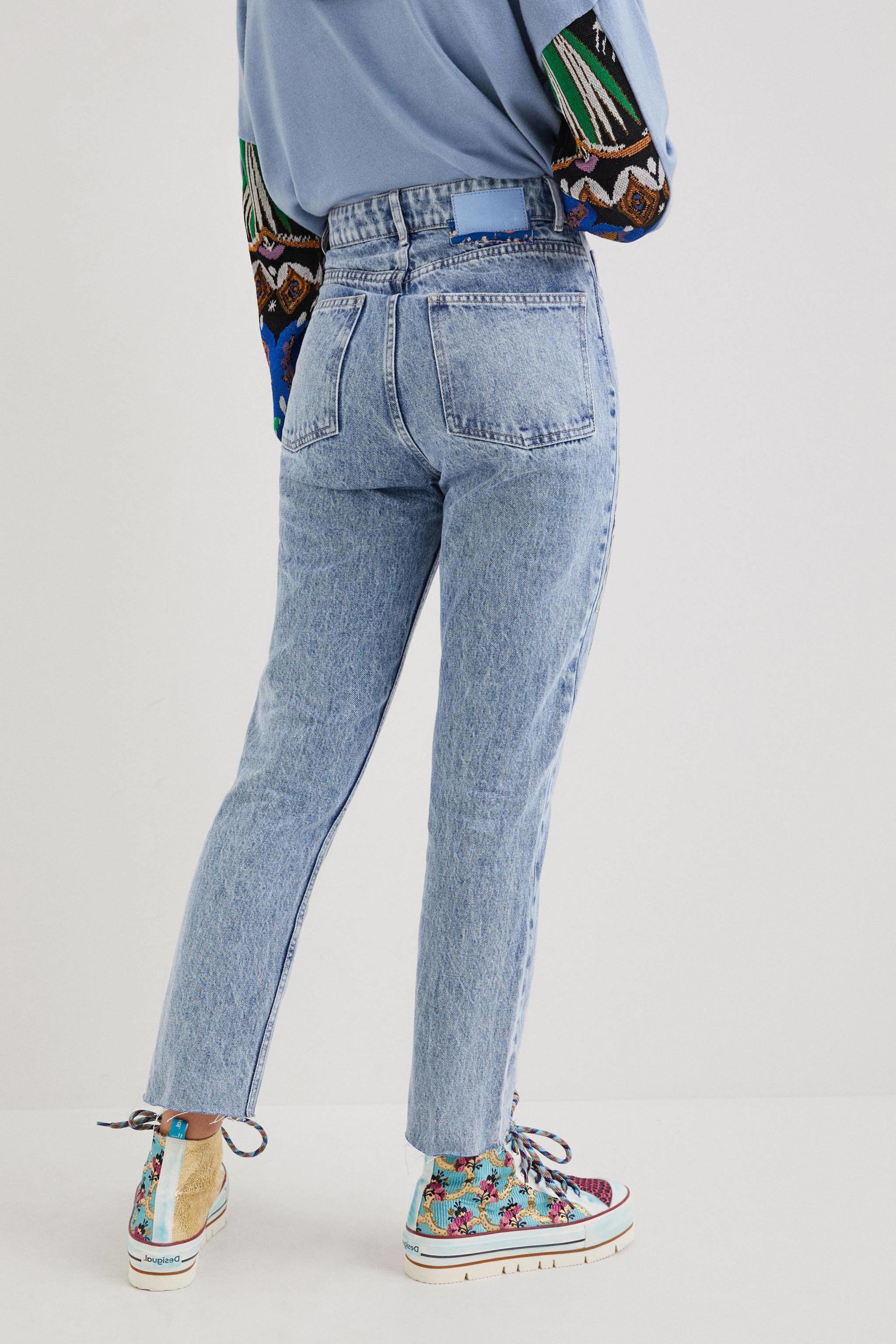 Hoge taille Amy jeans met super slanke pasvorm - Zwart - Maat 40-64