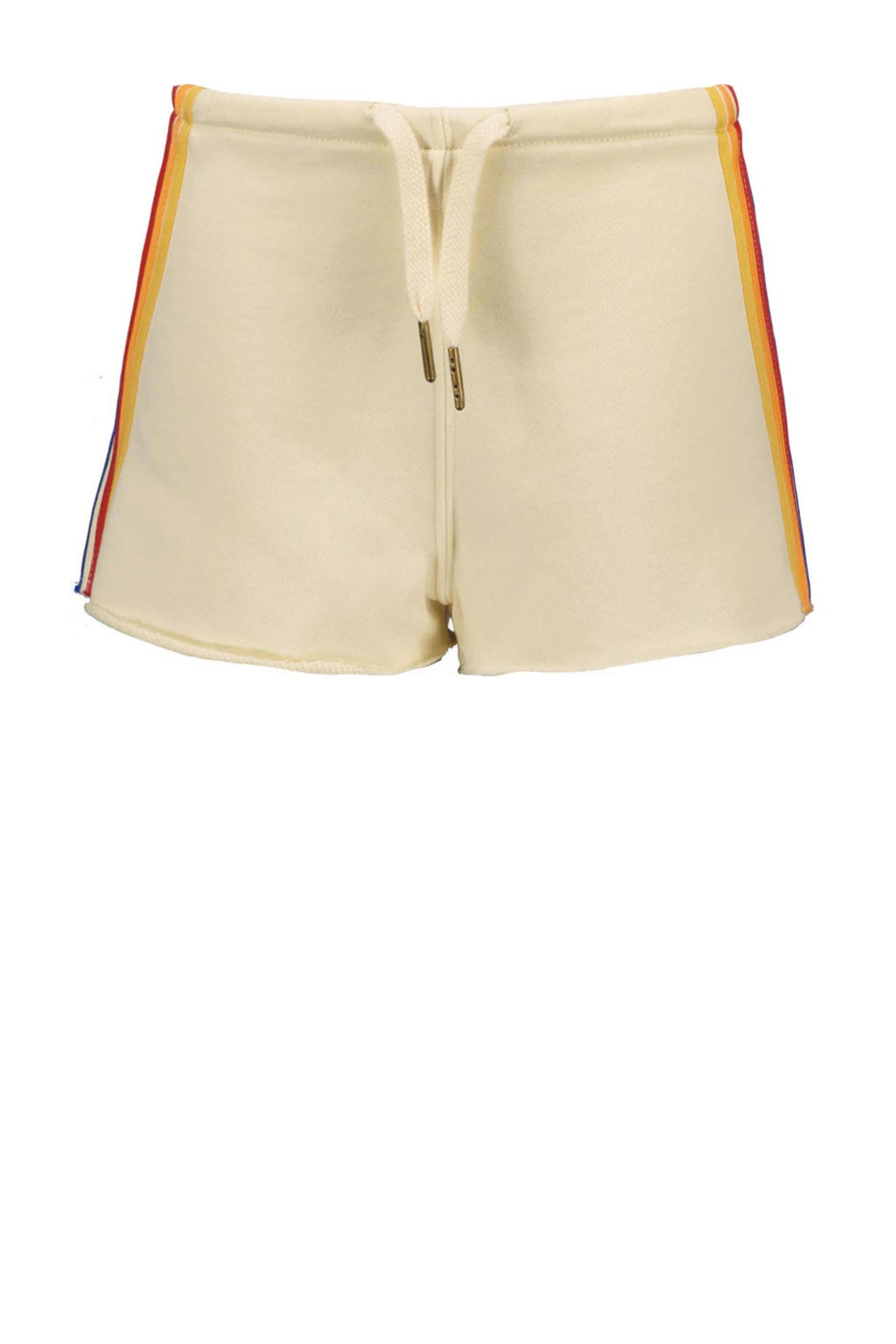 Ecru meisjes Street called Madison regular fit sweatshort Eva met elastische tailleband met koord