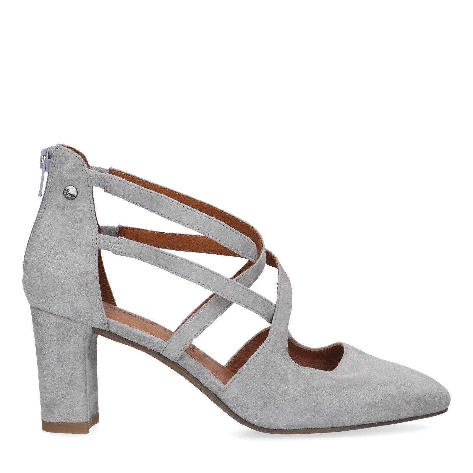 No Stress suède pumps lichtblauw | wehkamp