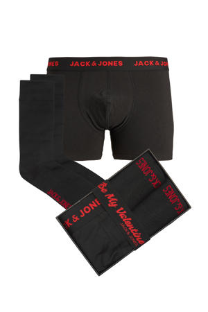 giftbox boxershort + 1 paar sokken JACVALENTINE Valentijn