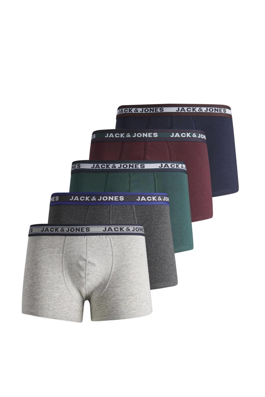 JACK & JONES PLUS SIZE boxershort JACOLIVER (set van 5)