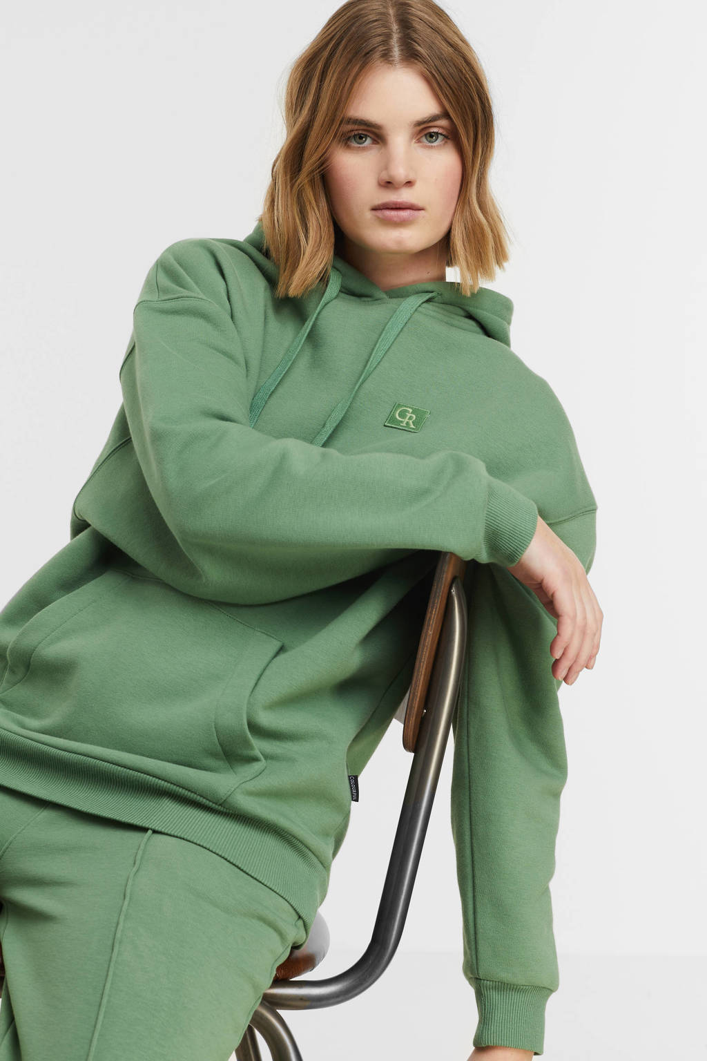 bleek Handschrift voorspelling Colourful Rebel oversized hoodie groen | wehkamp