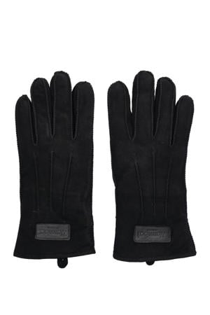 suède handschoenen zwart