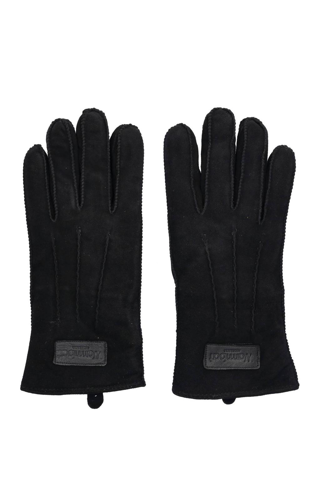 Warmbat Australia suède handschoenen zwart