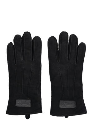 suède handschoenen zwart