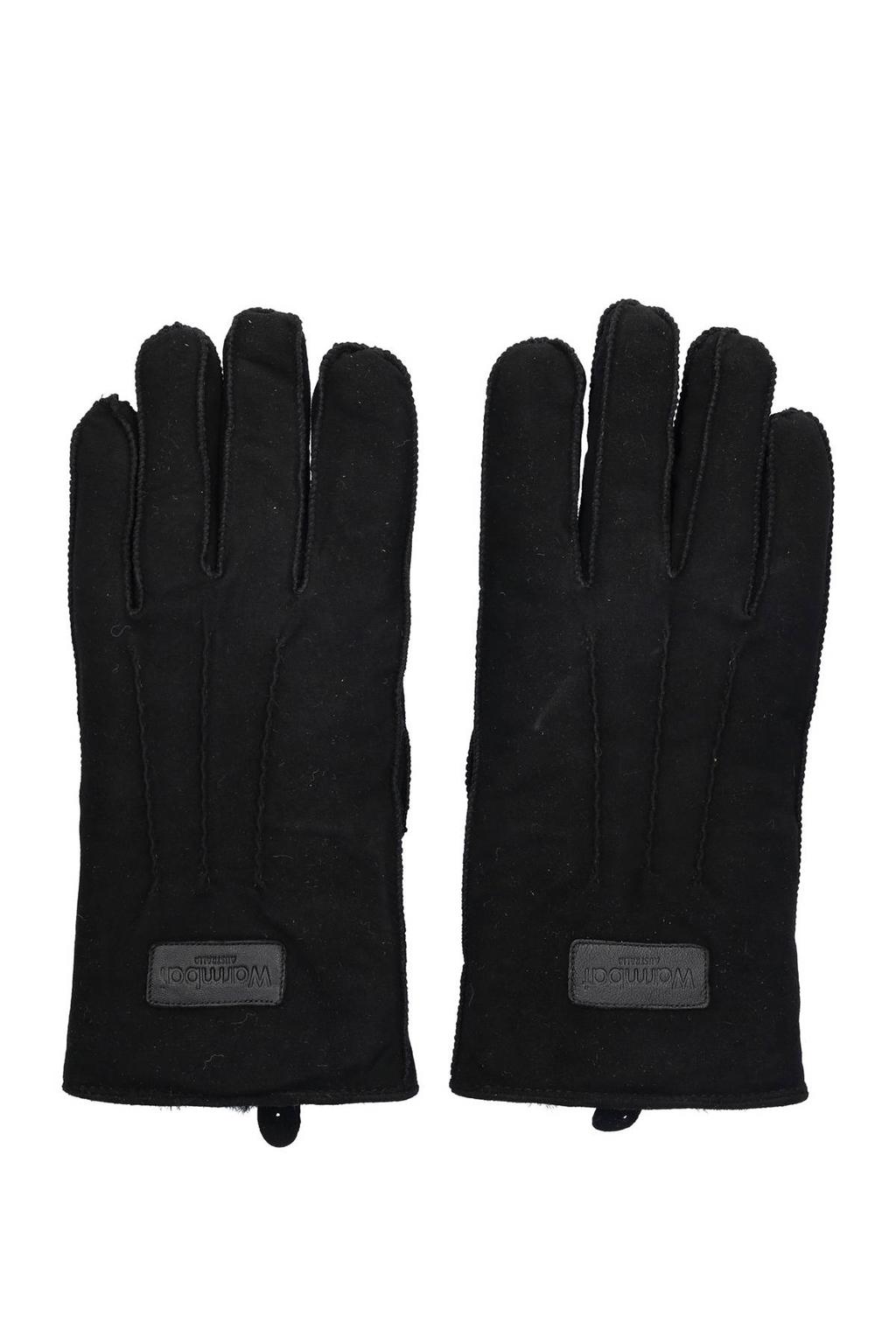 Warmbat Australia suède handschoenen zwart