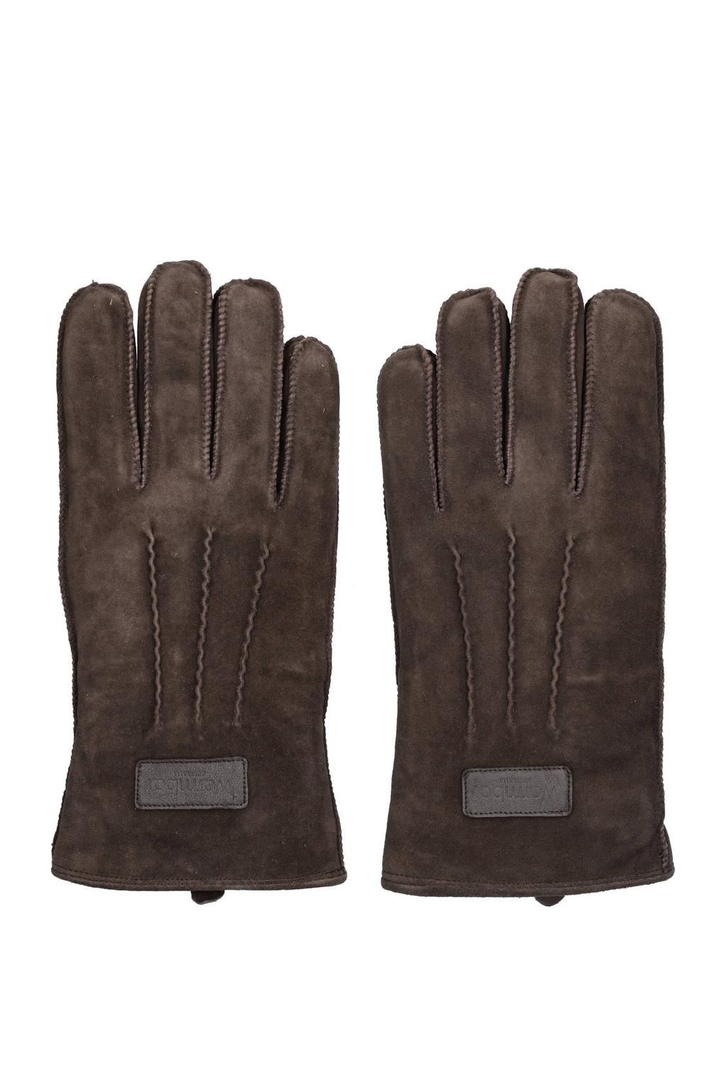 Warmbat Australia suède handschoenen bruin