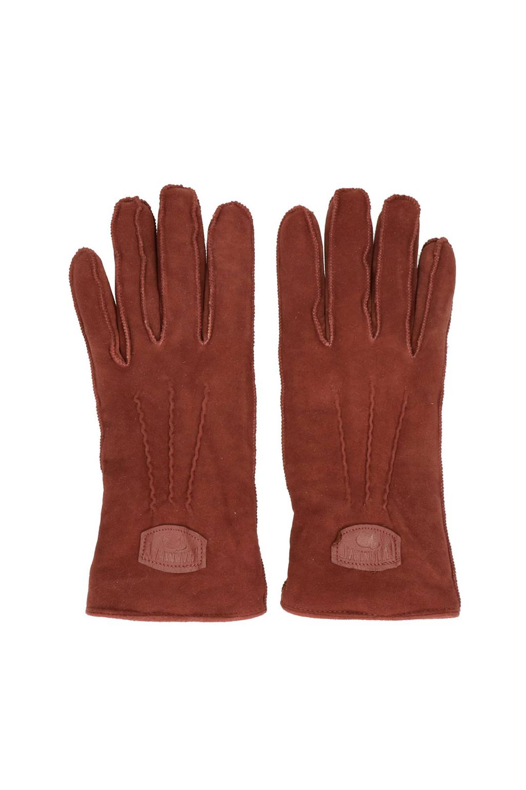 Warmbat Australia suède handschoenen brique