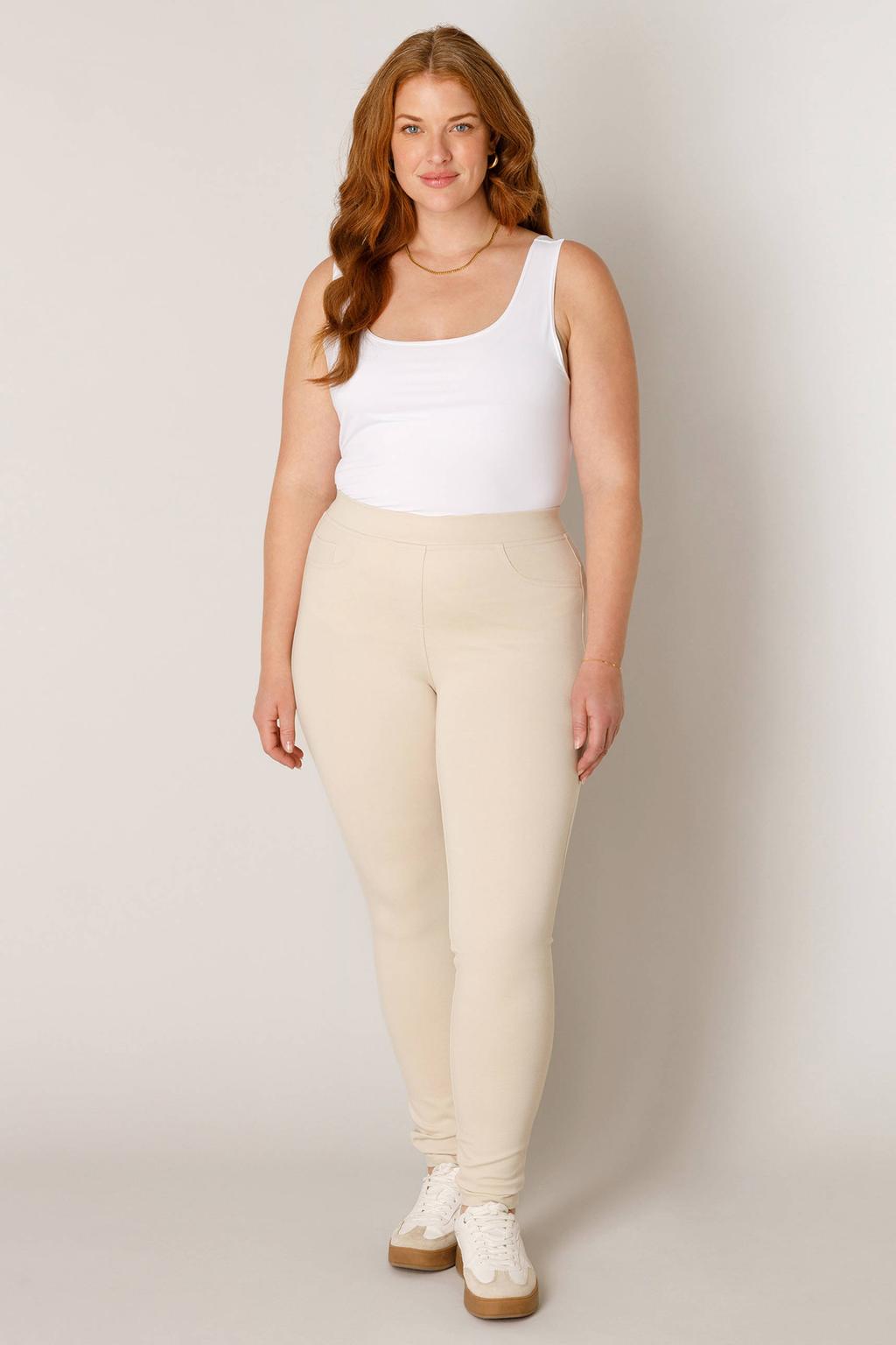 Base Level Curvy skinny tregging Arnika beige