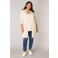 Base Level Curvy fijngebreid vest Ayla long beige