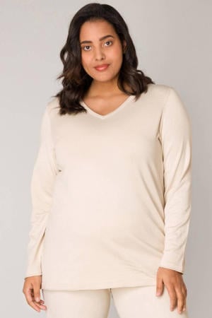 fijngebreide trui Anine beige