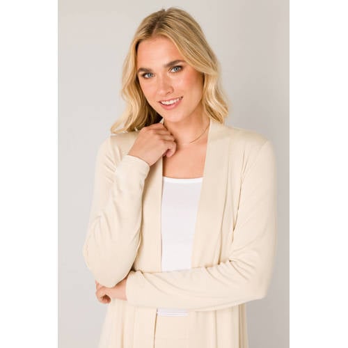 Base Level vest Yayla long lichtbeige afbeelding
