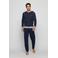 BOSS loungebroek donkerblauw