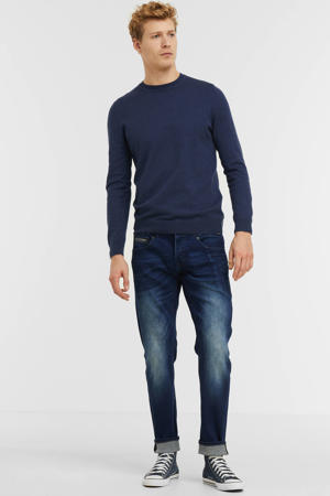 regular straight fit jeans Commander blauw