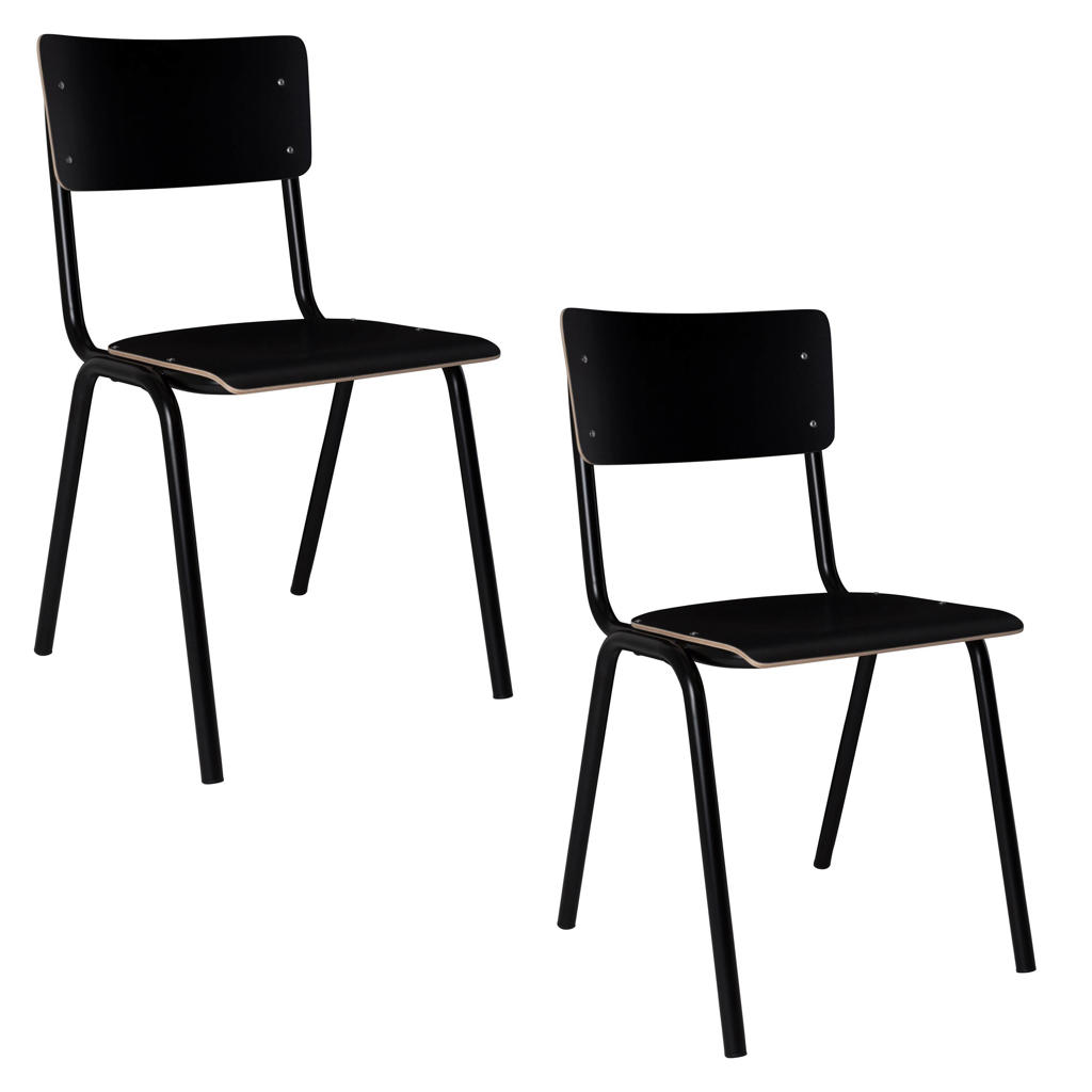 Zuiver eetkamerstoel Back To School (set van 4)