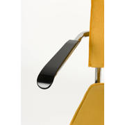 thumbnail: Zuiver Zuiver Ridge Rib Eetkamerstoelen  Met Armleuning Geel (set van 2) Ridge Rib Eetkamerstoelen  Met Armleuning Geel - Set van 2