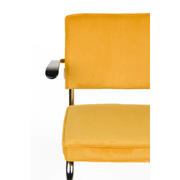 thumbnail: Zuiver Zuiver Ridge Rib Eetkamerstoelen  Met Armleuning Geel (set van 2) Ridge Rib Eetkamerstoelen  Met Armleuning Geel - Set van 2