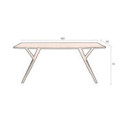 thumbnail: Dutchbone eetkamertafel Malaya (180x90 cm)
