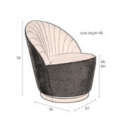 thumbnail: Dutchbone fauteuil Madison
