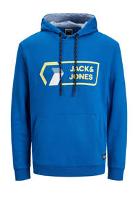 JACK & JONES CORE hoodie JCOLOGAN met logo snorkel blue, Snorkel Blue