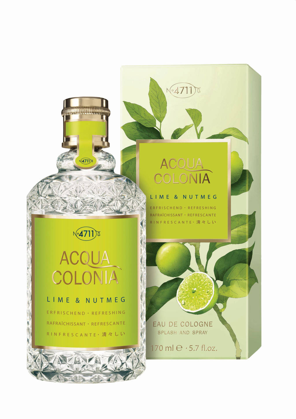 Acqua Colonia Refreshing - Lime & Nutmeg              - 170 ml