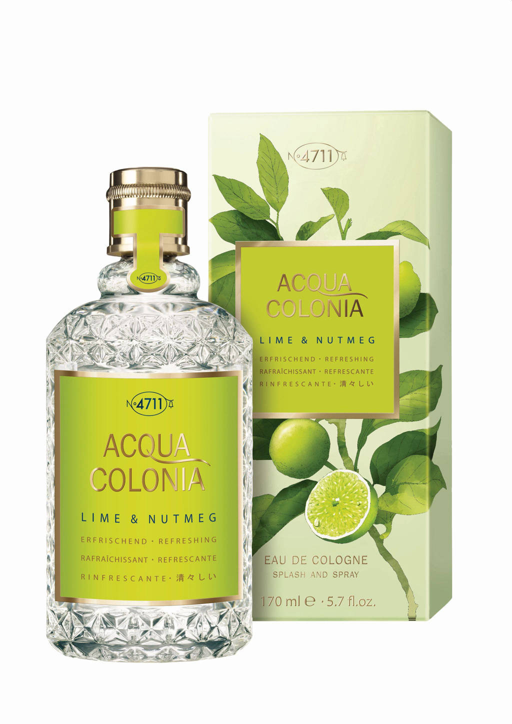 Acqua Colonia Refreshing - Lime & Nutmeg - 170 ml