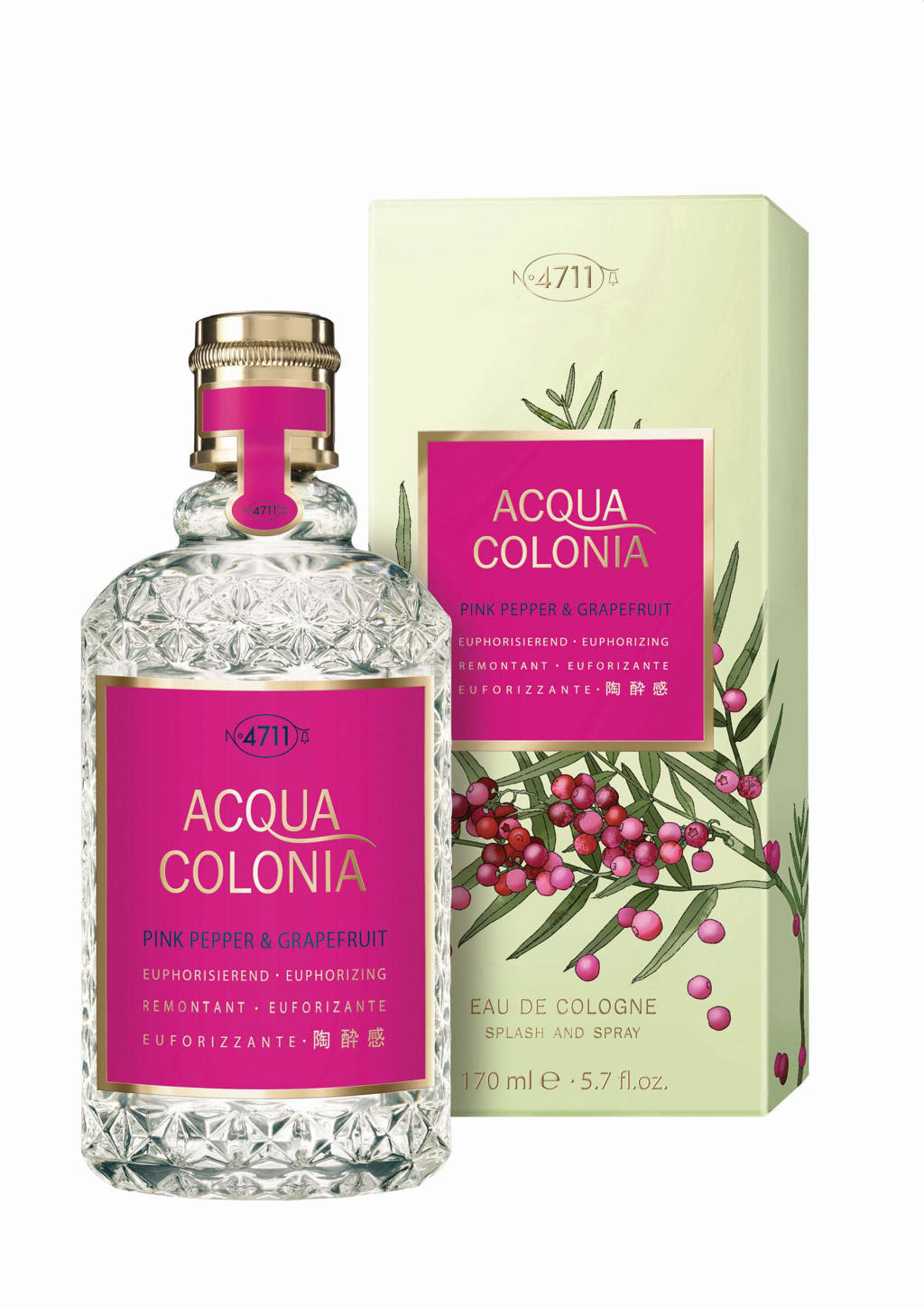 Acqua Colonia Euphorizing - Pink Pepper & Grapefruit - 170 ml
