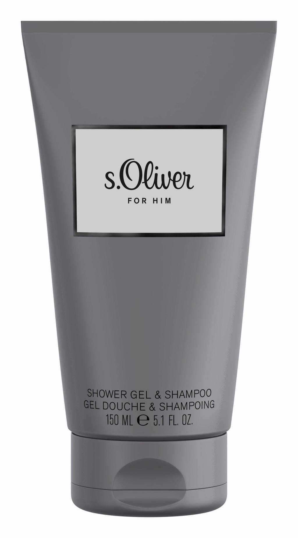 s.Oliver For Him douchegel & shampoo - 150 ml
